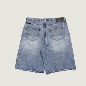 Nautica Jeans Co Mens Light Wash Denim Shorts Baggy Y2K Size 36 RB1681 489